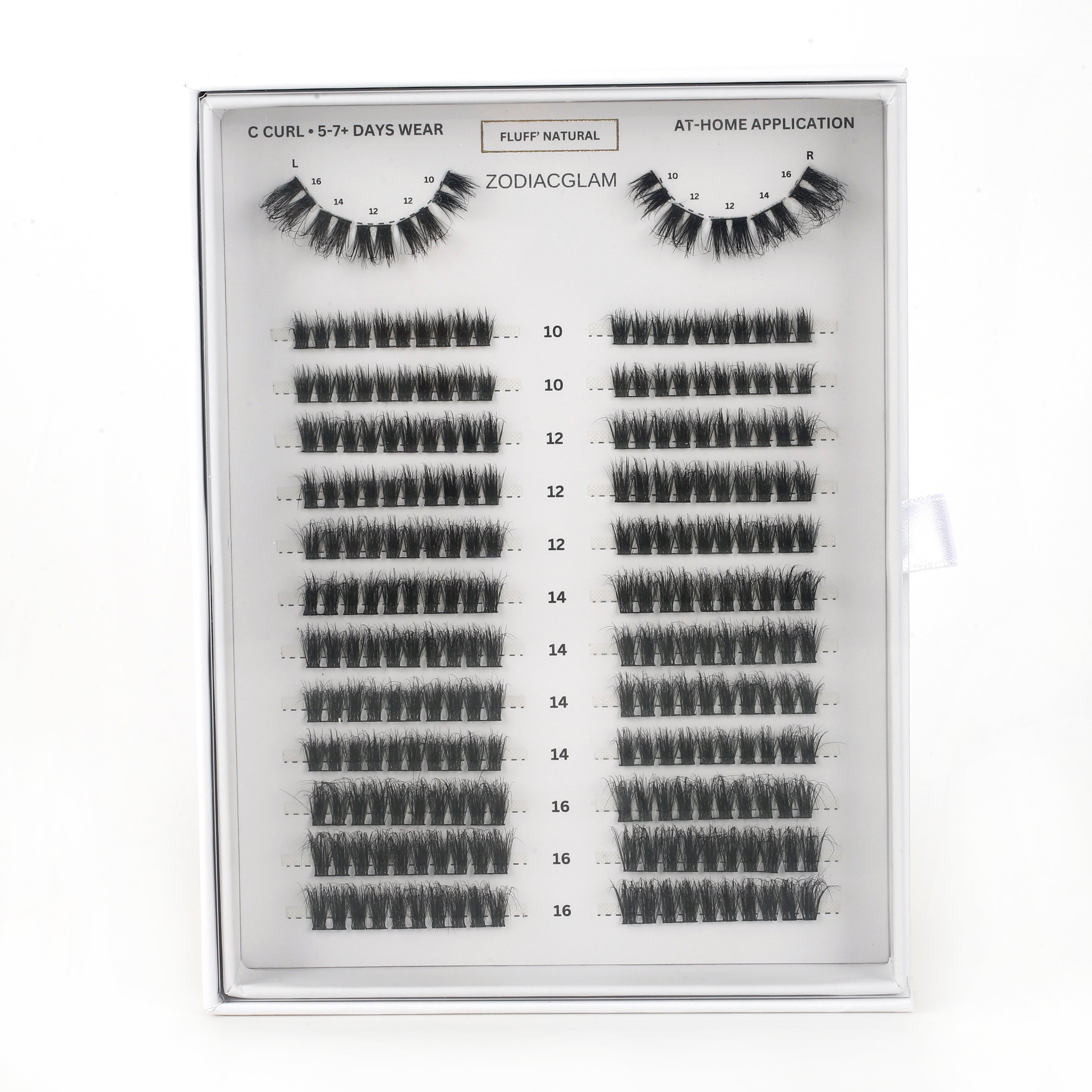 Fluff' Natural - DIY Lash Clusters (C CURL)
