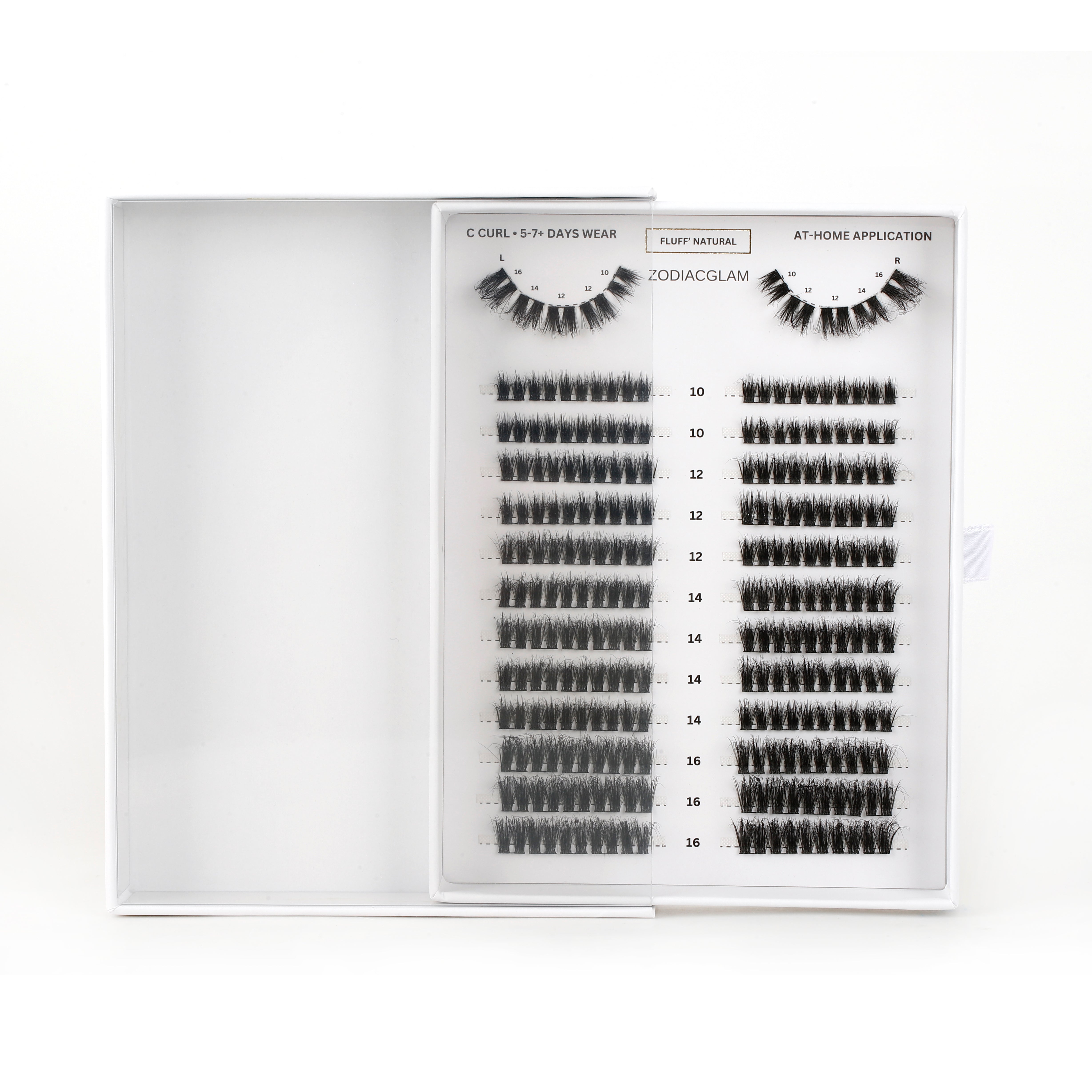 Fluff' Natural - DIY Lash Clusters (C CURL)
