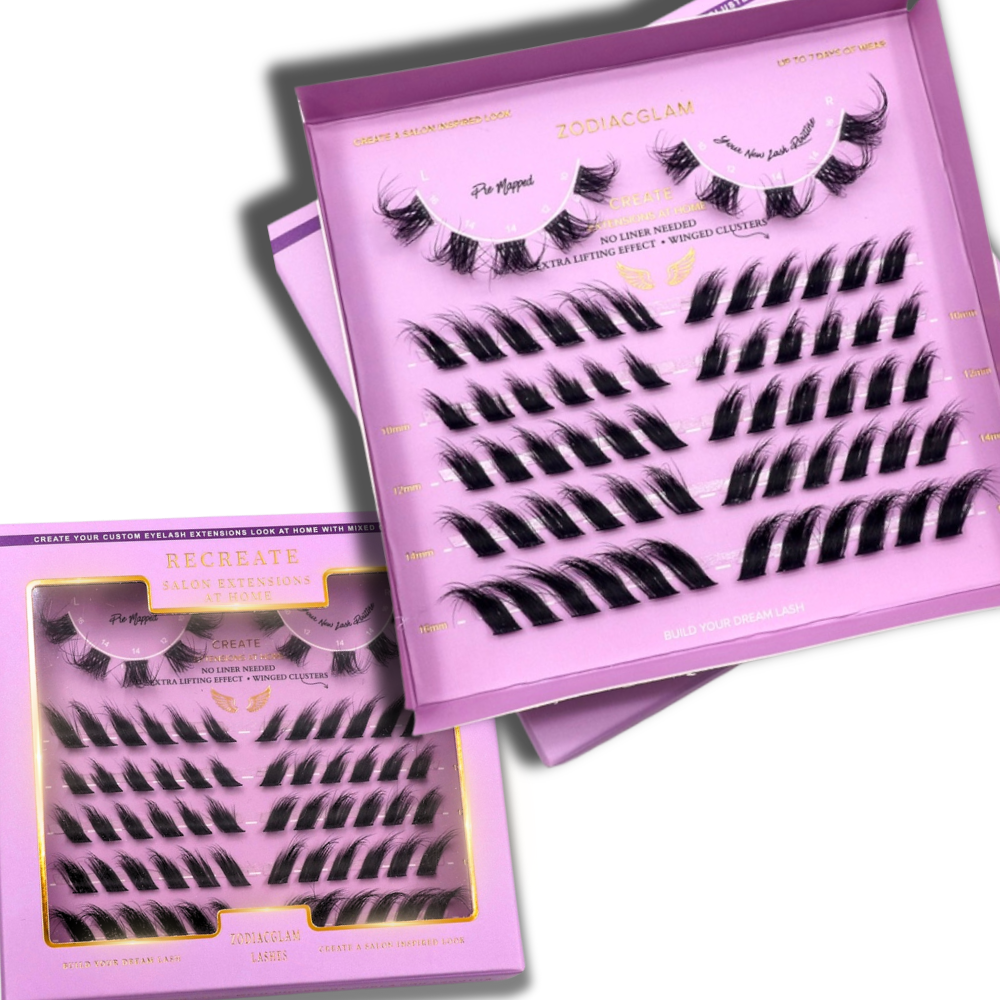 Wings - L CURL - DIY Lash Extensions Set Fox/Cat Eye