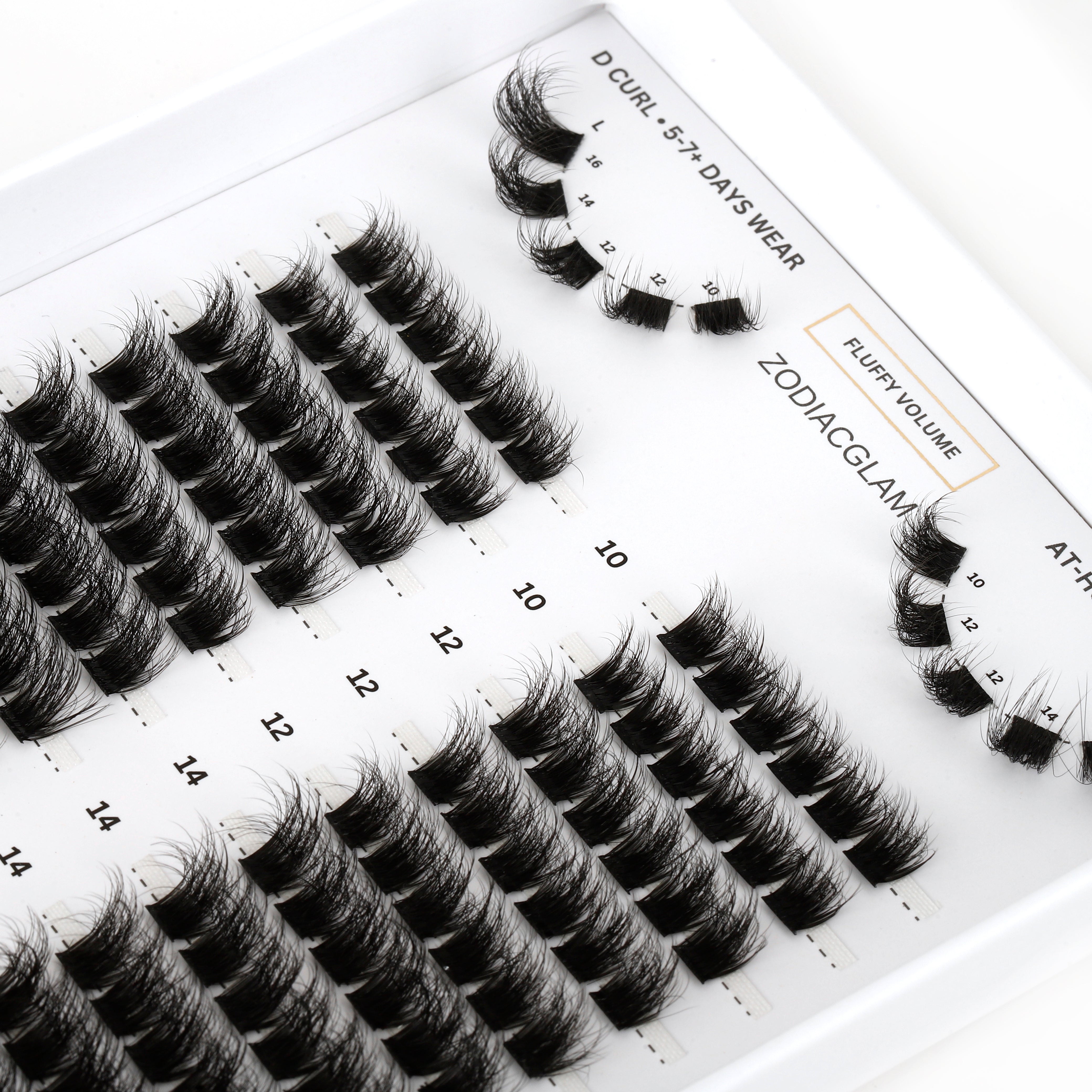 Fluffy Volume - DIY Lash Clusters (D CURL)