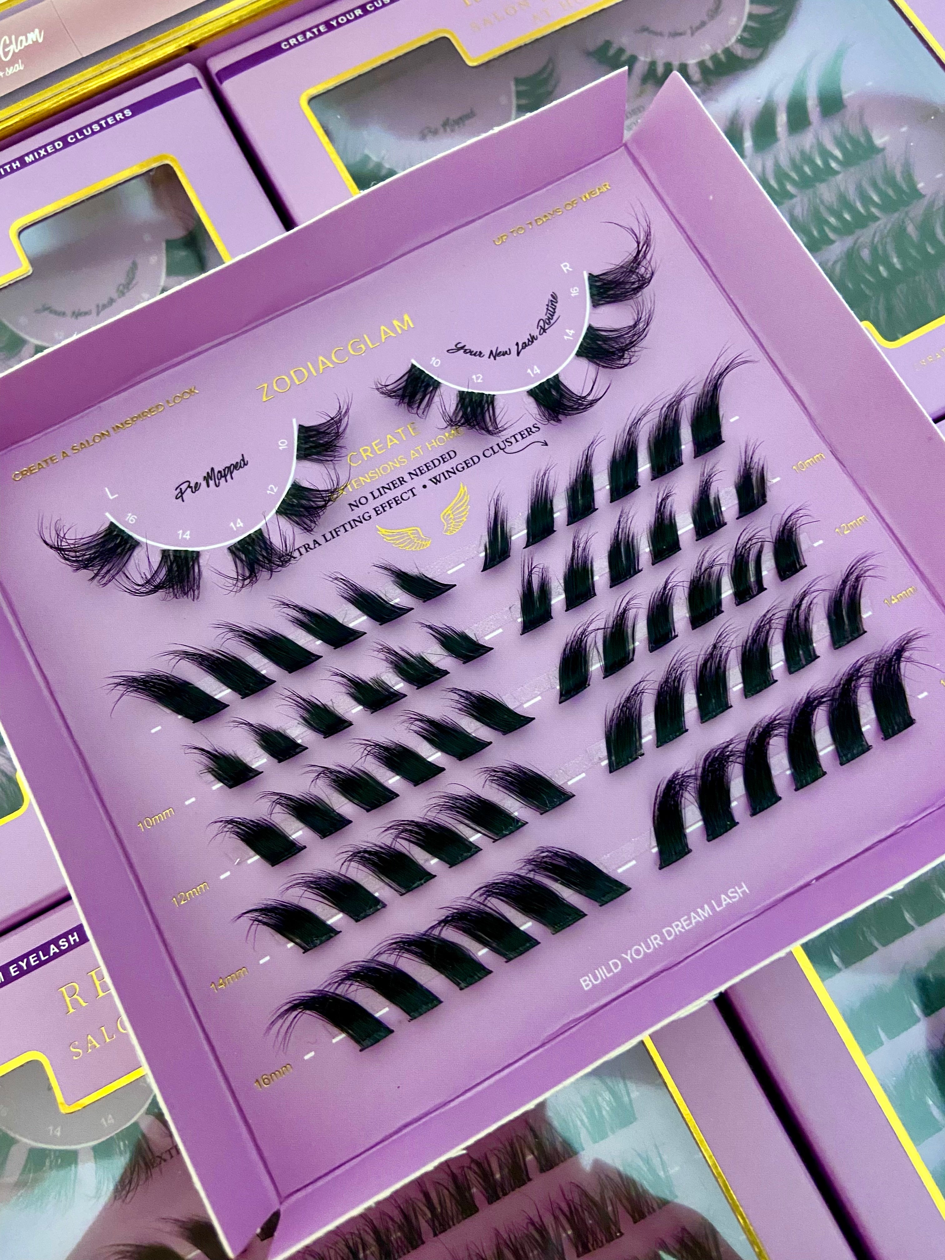 Wings - L CURL - DIY Lash Extensions Set Fox/Cat Eye