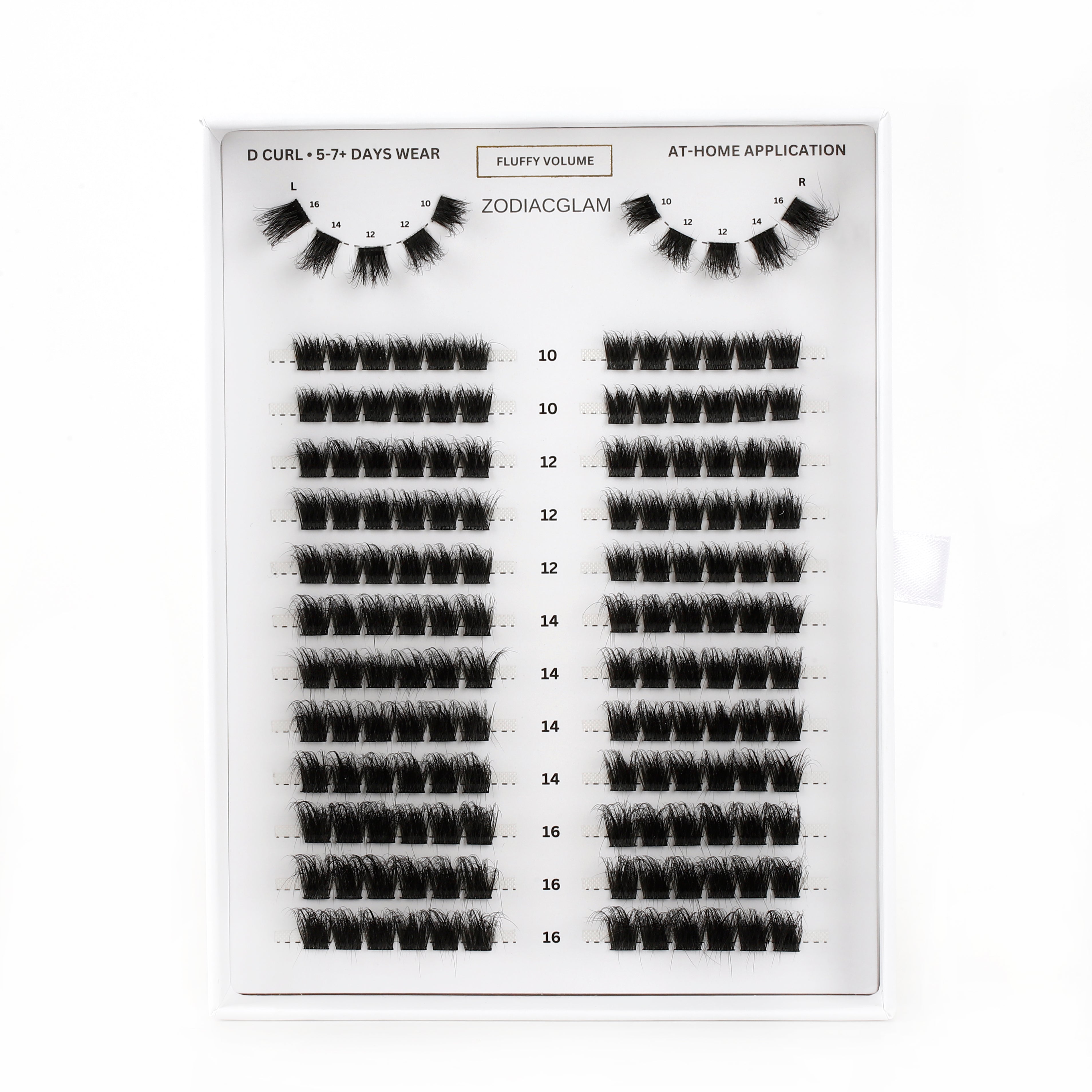 Fluffy Volume - DIY Lash Clusters (D CURL)